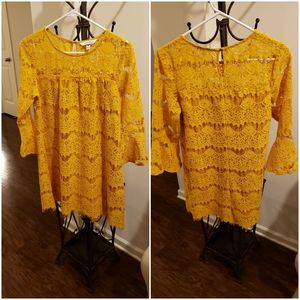 Speechless Tunic Style Lace Dress